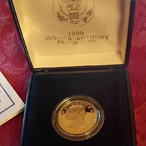1999 Susan B. Anthony Proof Dollar w/Certificate Of Authenticity from U.S Mint - Picture 11 of 12